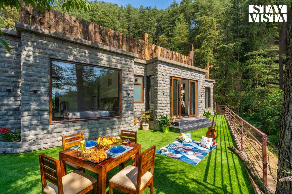 StayVista at Meditating Woods with Lawn & WiFi